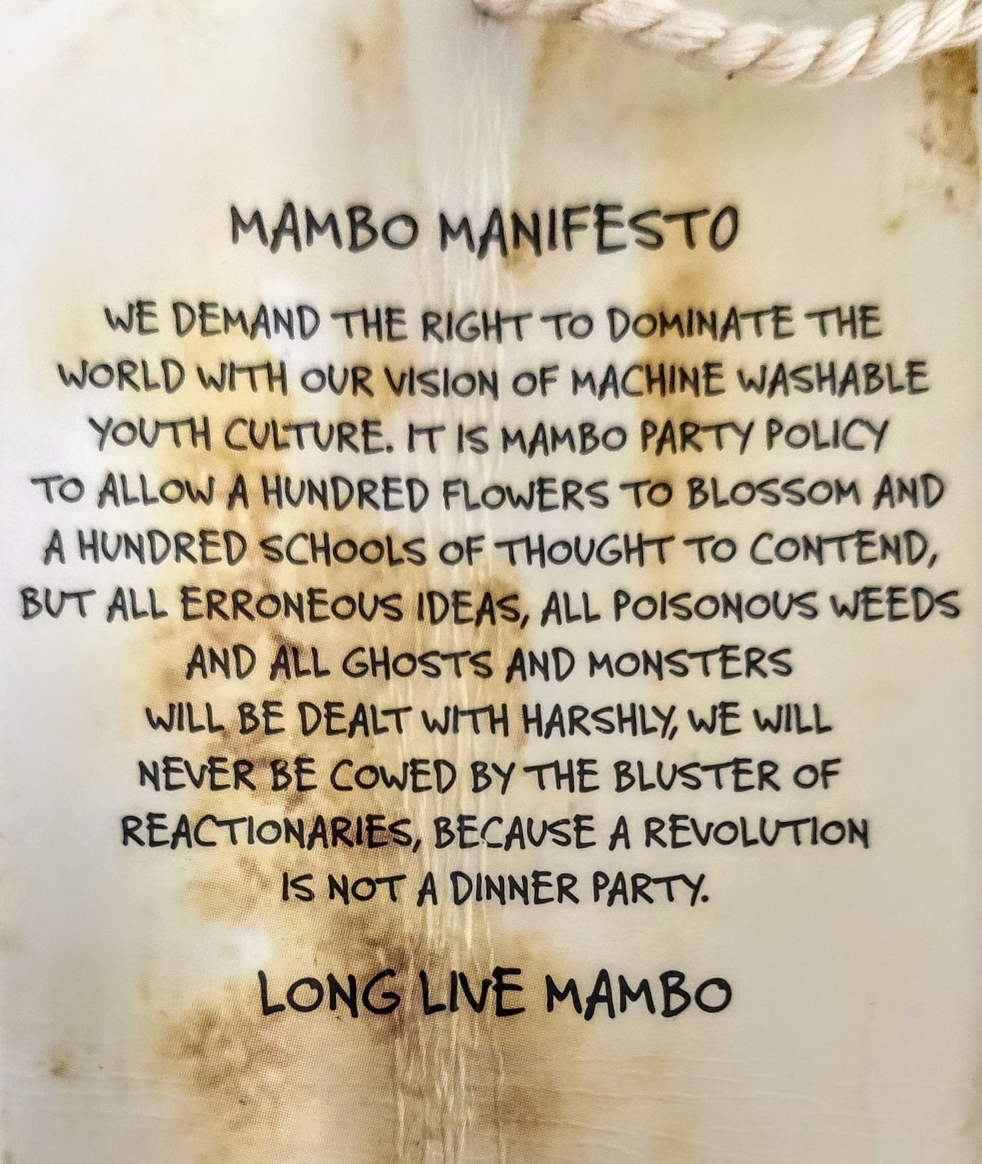 mambo manifesto